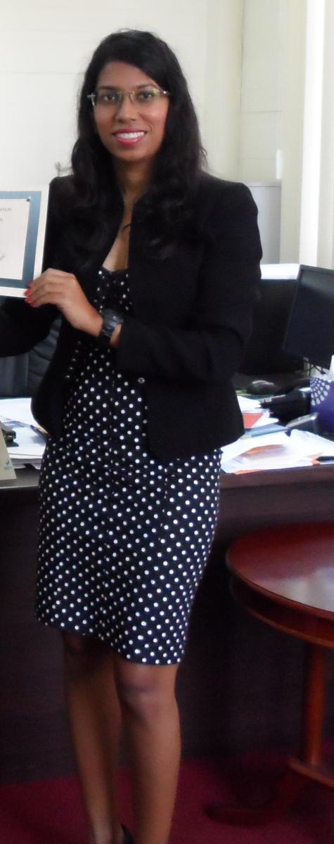 Photo of Ms. Vidushi Persaud